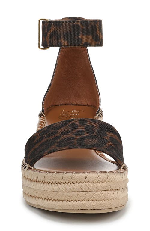 Franco Sarto Pela Espadrille Platform Sandal In Tan Multi