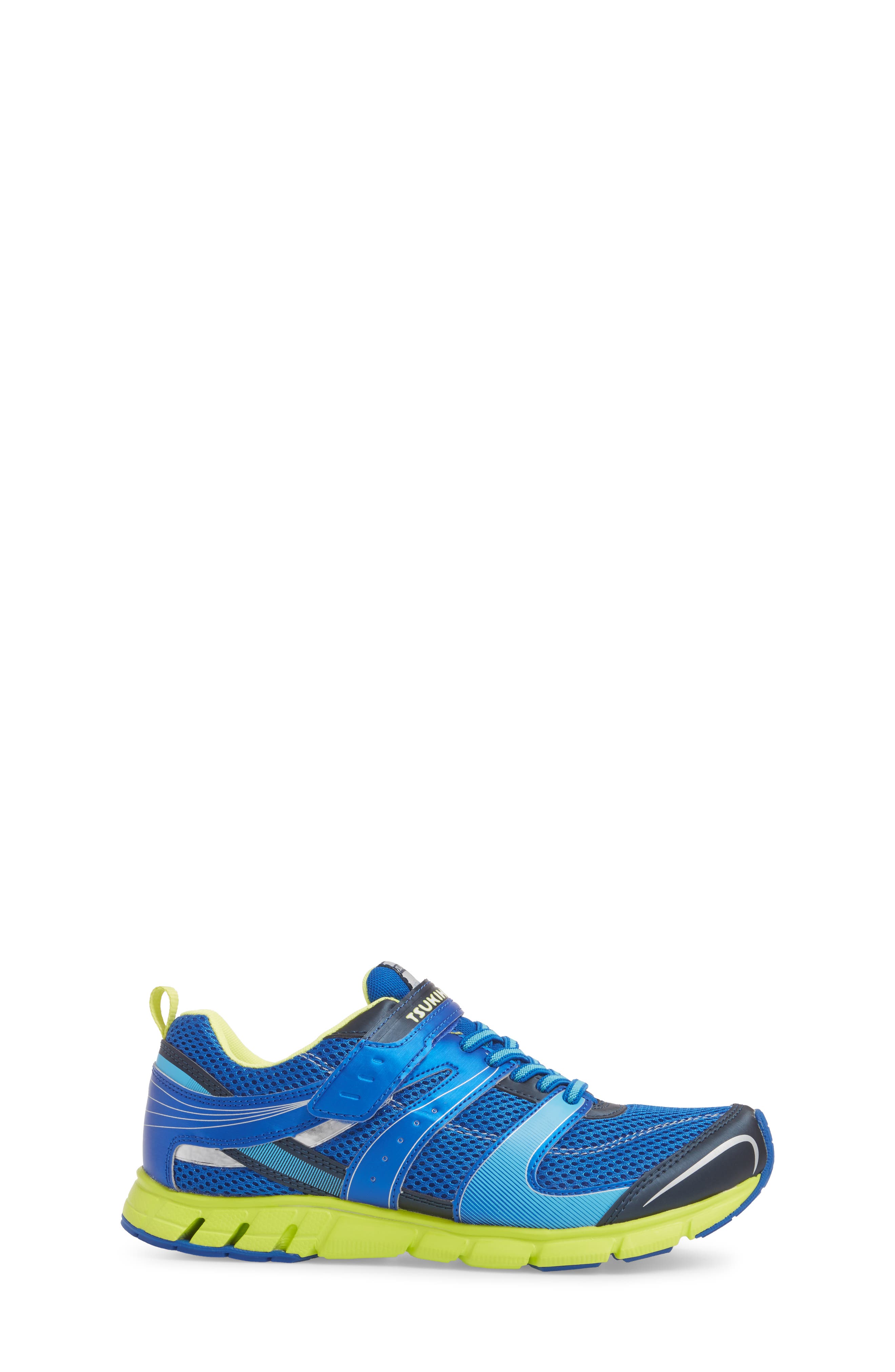 Velocity Washable Sneaker, Alternate, color, BLUE/ LIME