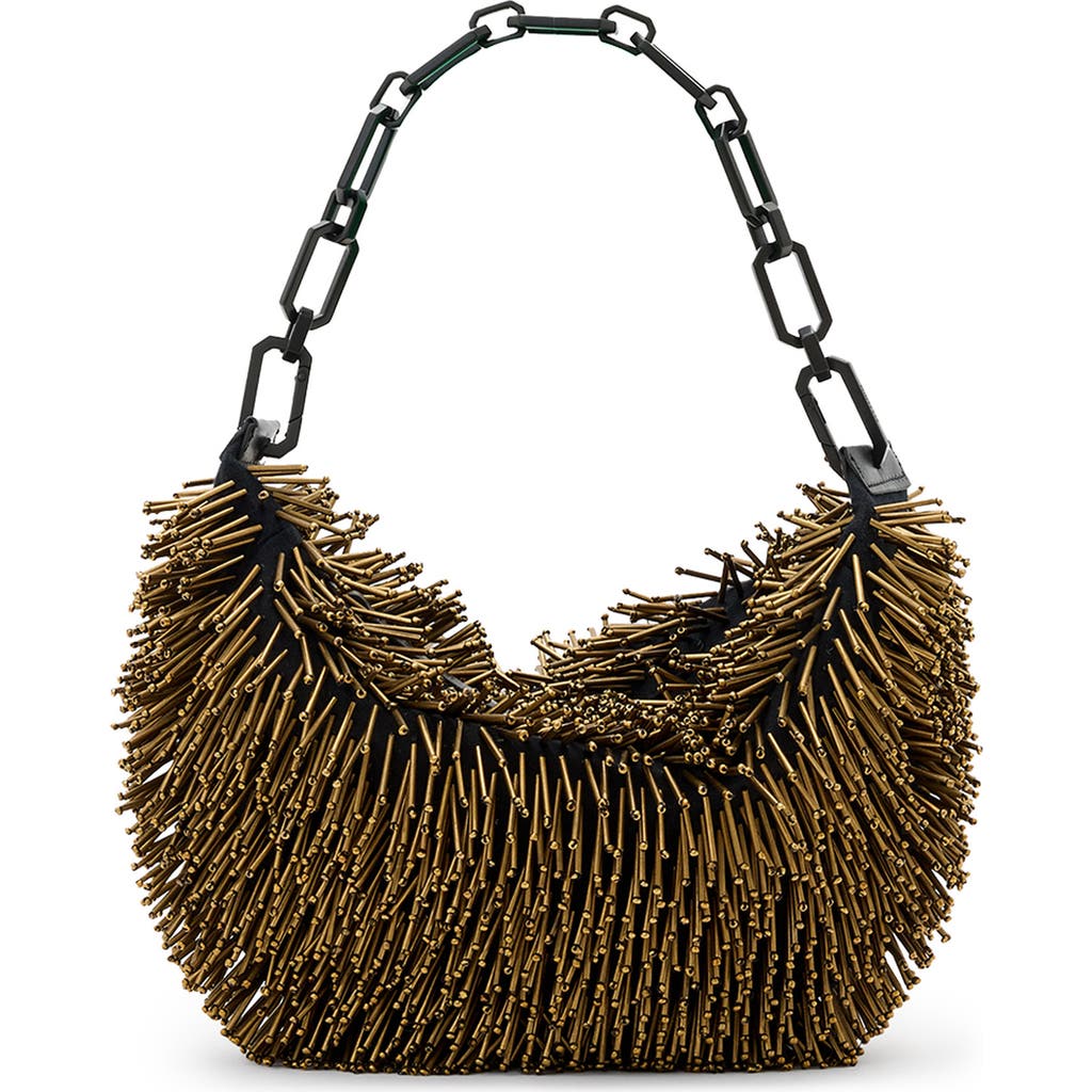 Shop Allsaints Mini Madea Chain Handle Leather Handheld Bag