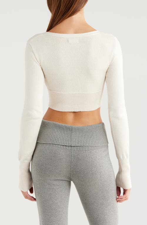 Florence By Mills Tie Front Crop Cardigan
