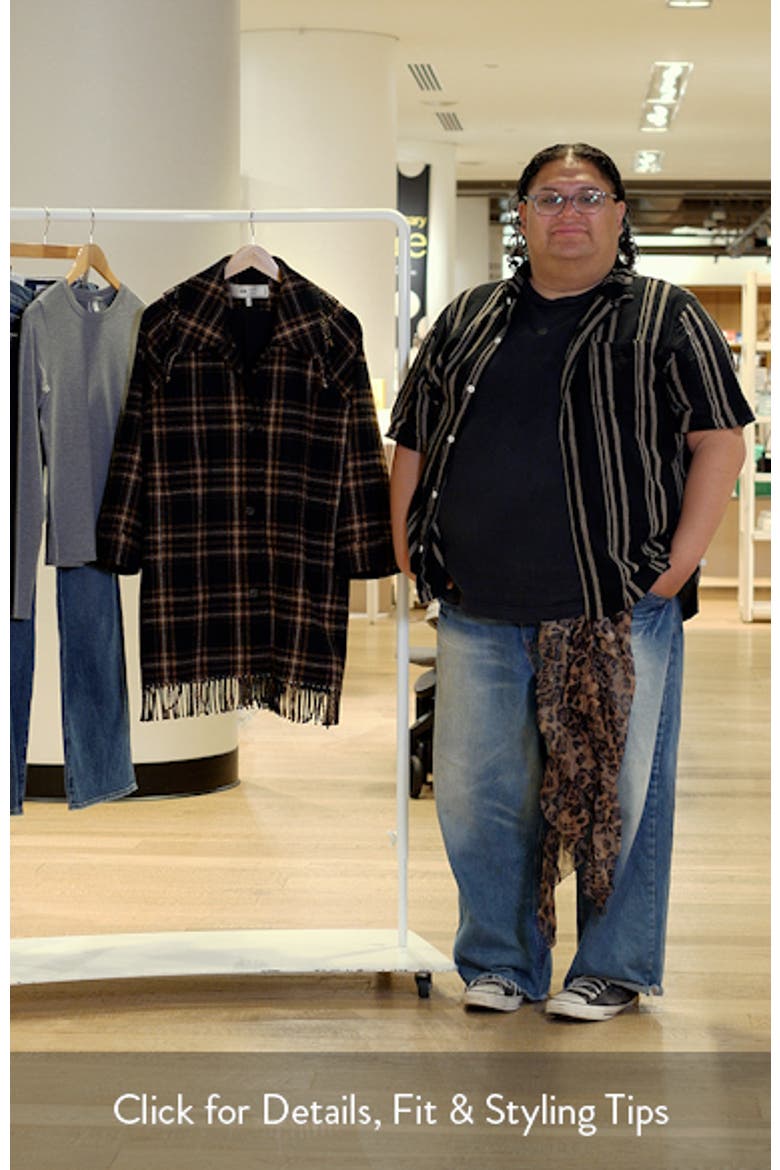 x Stetson The Fringe Plaid Coat video