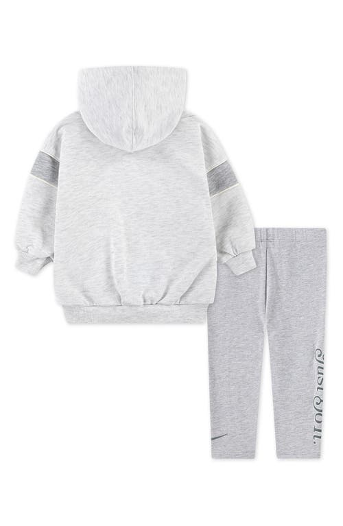 Nike Varsity Prep Hoodie & Leggings Set In Gray