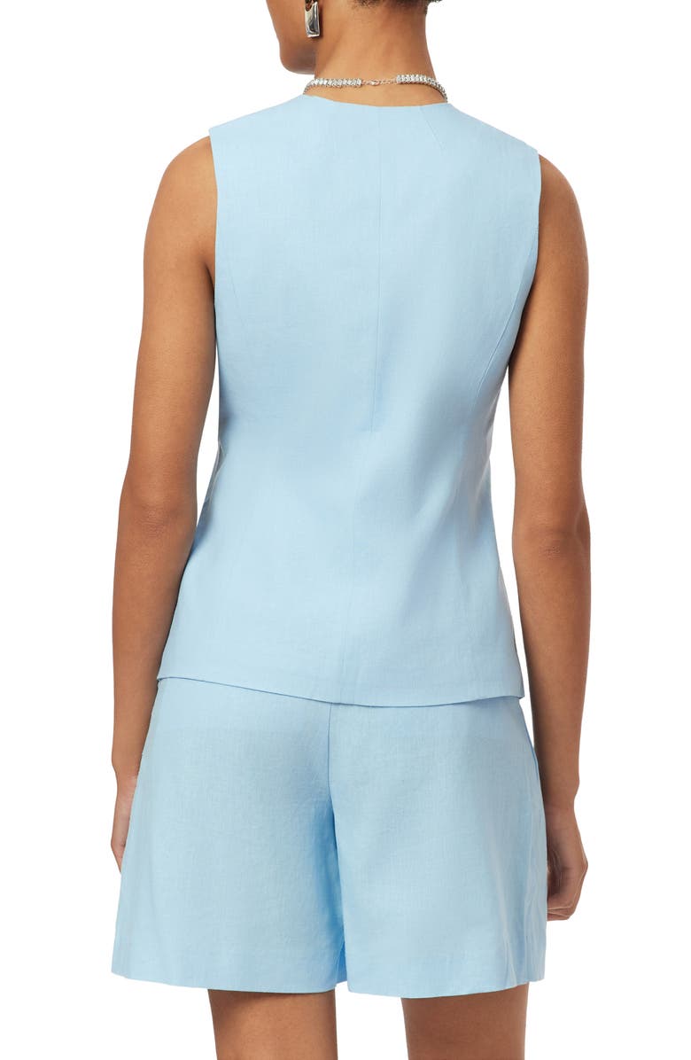 Scotch & Soda Long Line Vest, Alternate, color, Cerulean