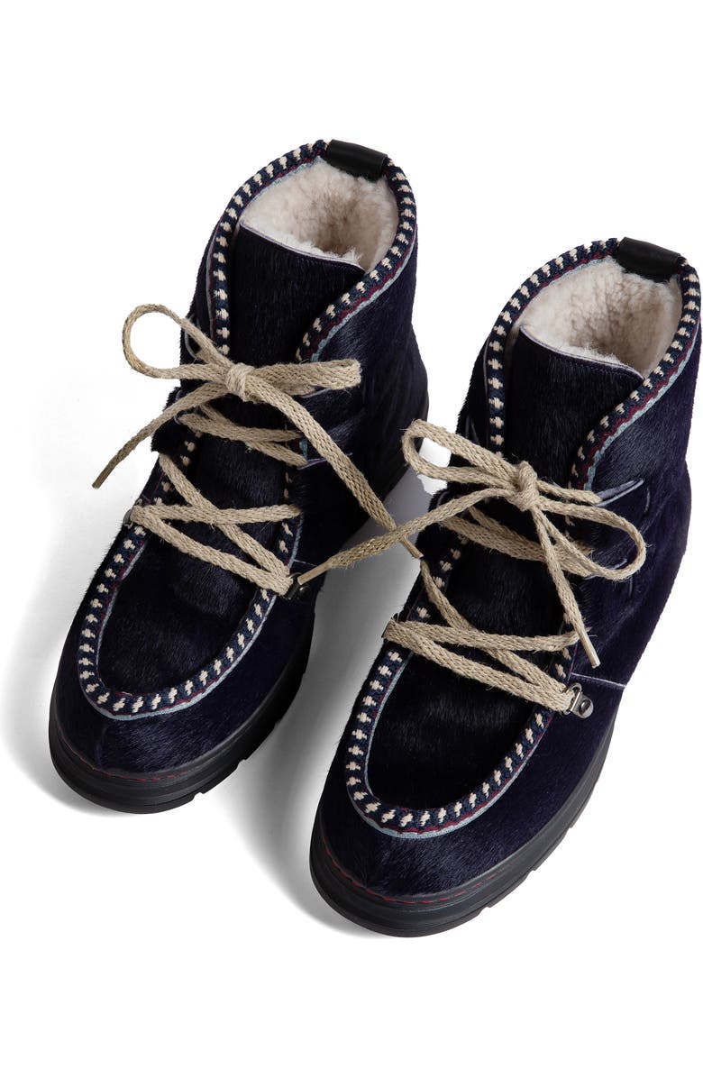 Penelope Chilvers Incredible Genuine Calf Hair Bootie, Alternate, color, Ink Calf Hair