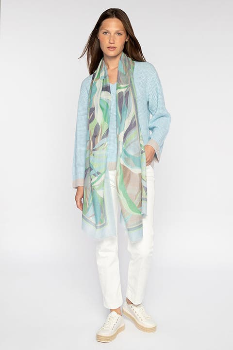 Palm Print Scarf