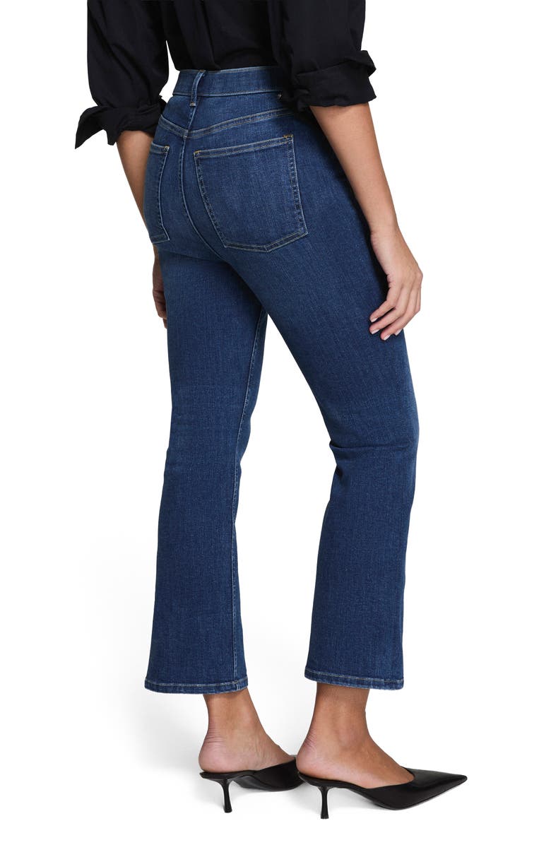 SPANX<sup>®</sup> Kick Flare Jeans, Alternate, color, Medium Indigo