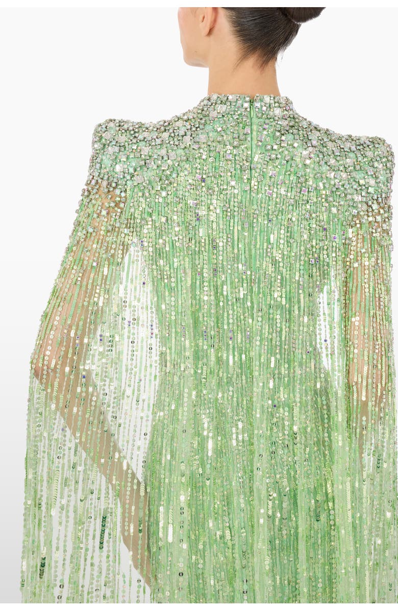 Jenny Packham Opera Embellished Maxi Dress, Alternate, color, Calypso