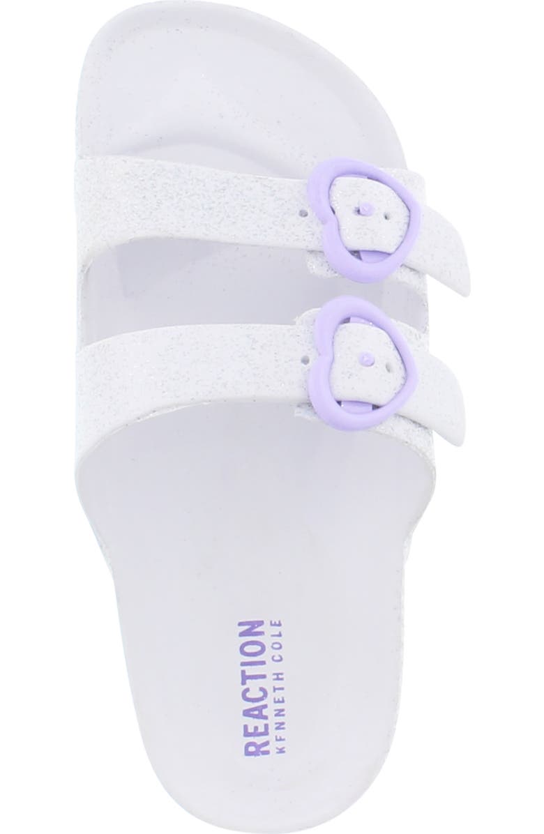 Kenneth Cole Reaction Reaction Kenneth Cole Aqua Love Glitter Slide Sandal, Alternate, color,