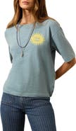 Faherty Sunwashed Slub Organic Cotton Graphic T-Shirt
