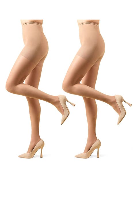 2-Pack Control Top Tights