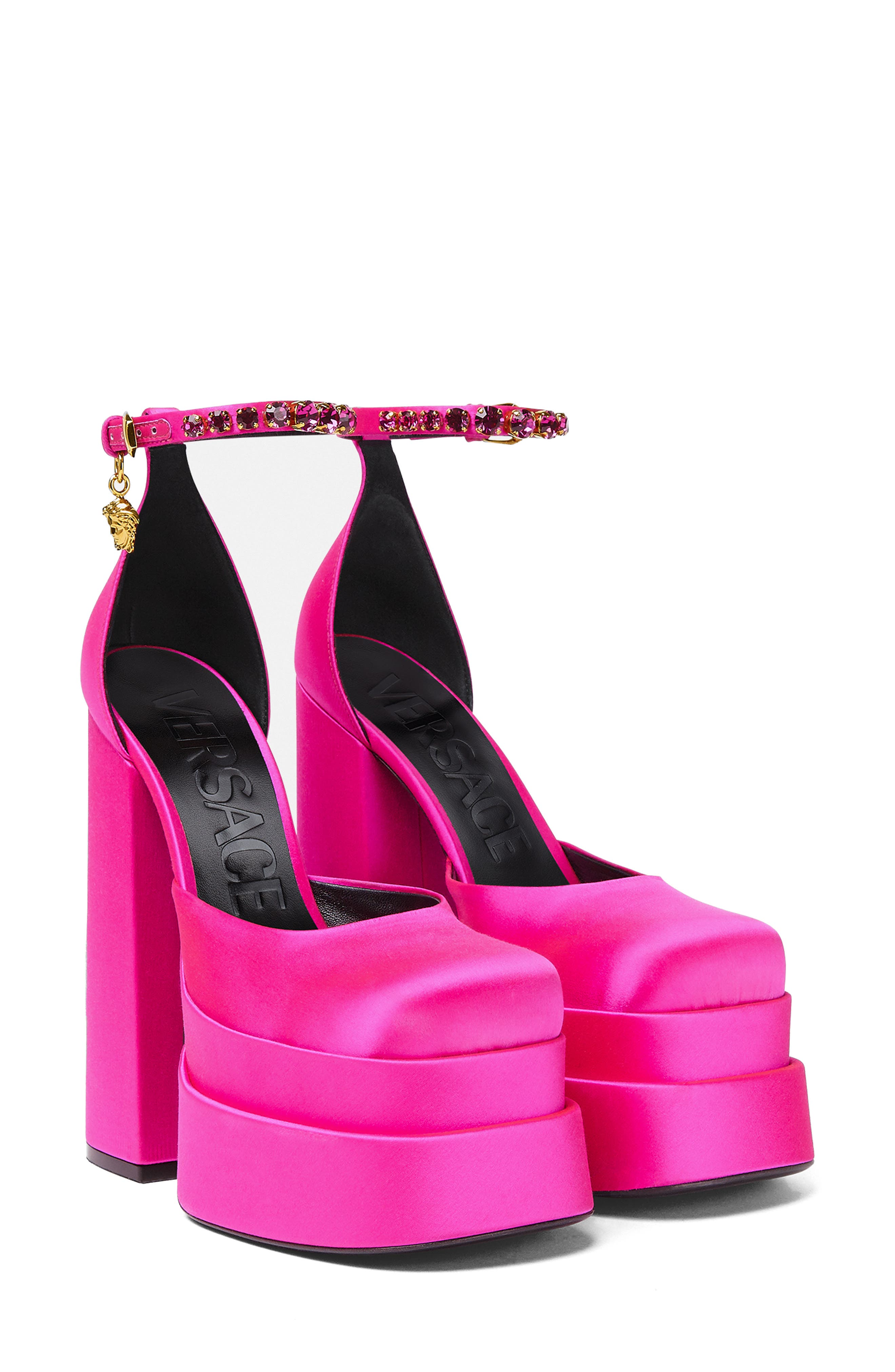 Medusa Platform Pump, Main, color, DEEP FUCHSIA