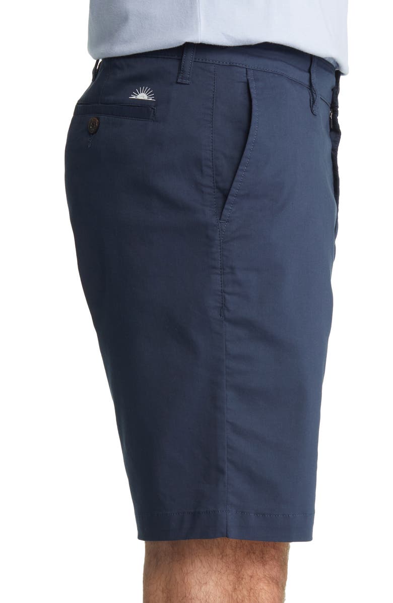 Faherty Movement Chino Shorts, Alternate, color, Navy