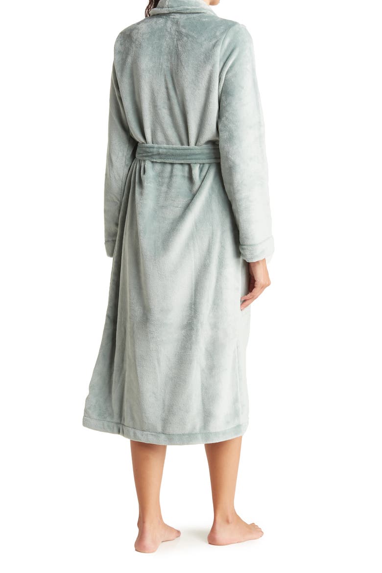 Bliss Plush Robe, Alternate, color, GREY BLUE