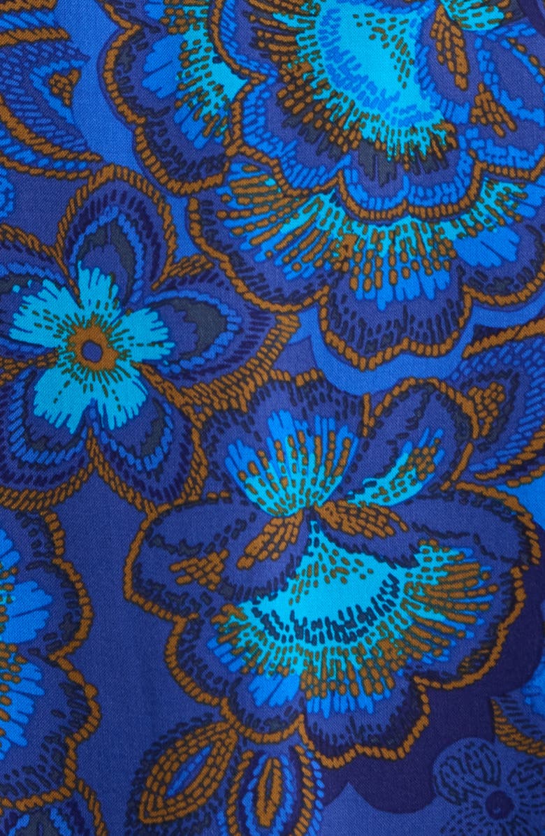 SUGARLIPS Bluford Floral Print Long Sleeve Shirt, Alternate, color, Navy-Blue