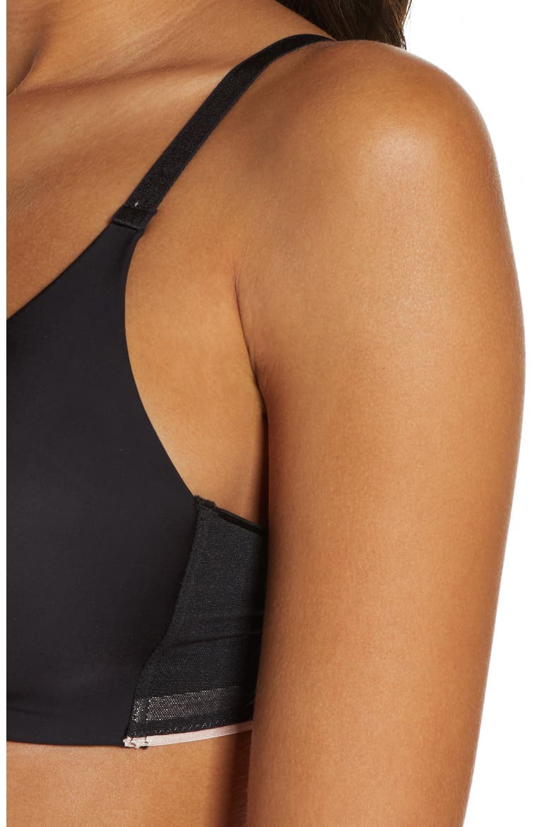 Absolute Invisible Smooth Wireless Contour Bra, Alternate, color, BLACK
