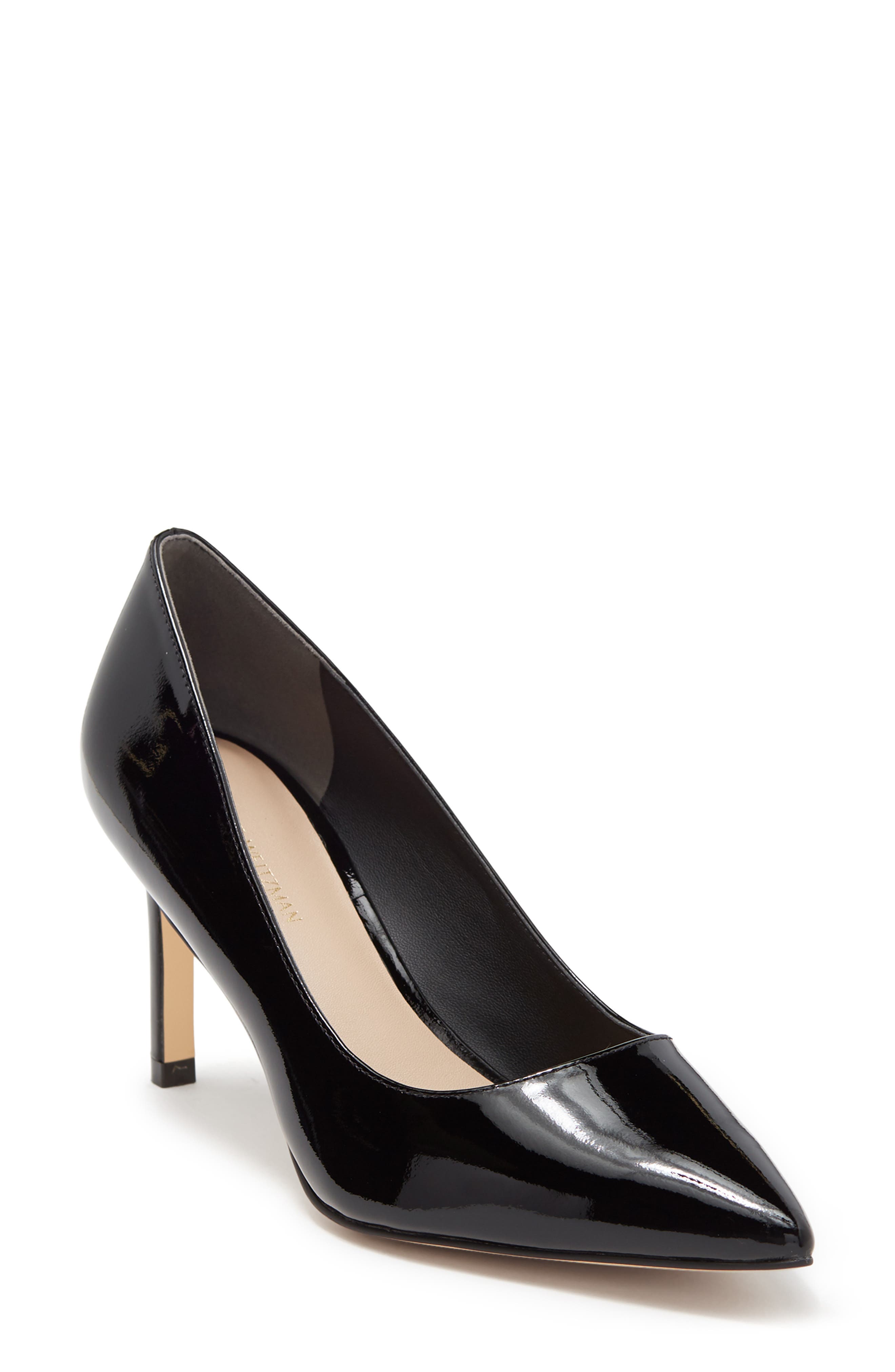 Stuart Weitzman Leigh 75 Pointed Toe Pump