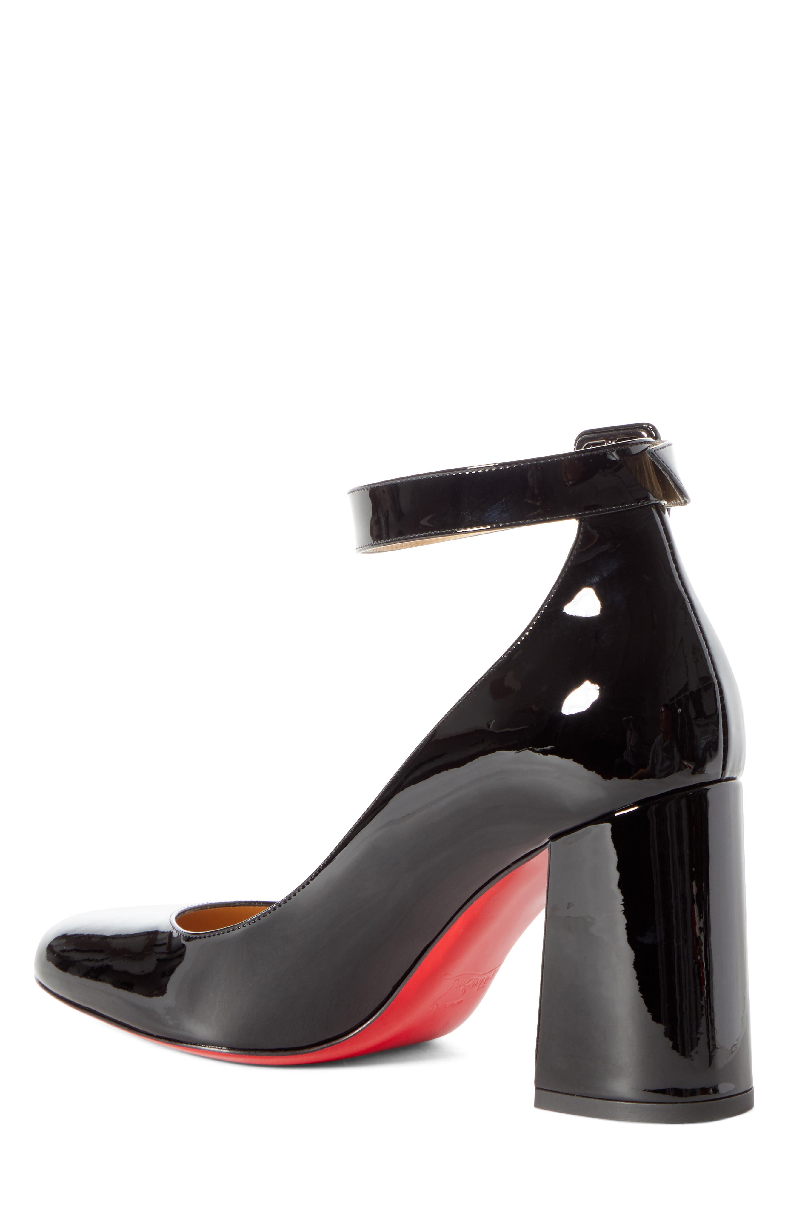 Christian Louboutin Soval Ankle Strap Pump, Alternate, color, 