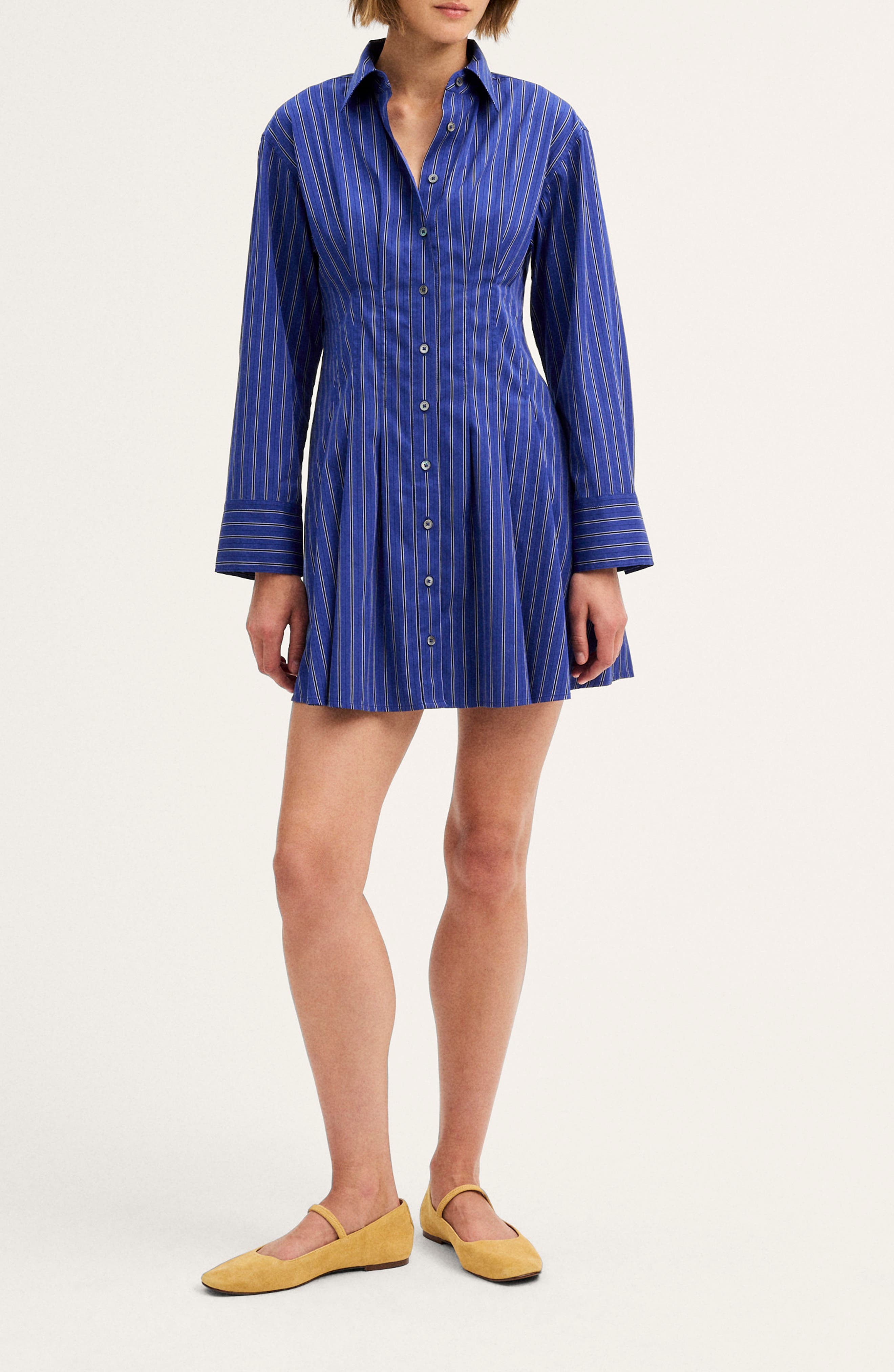 selected BLUE BLACK WHITE MICRO STRIPE
