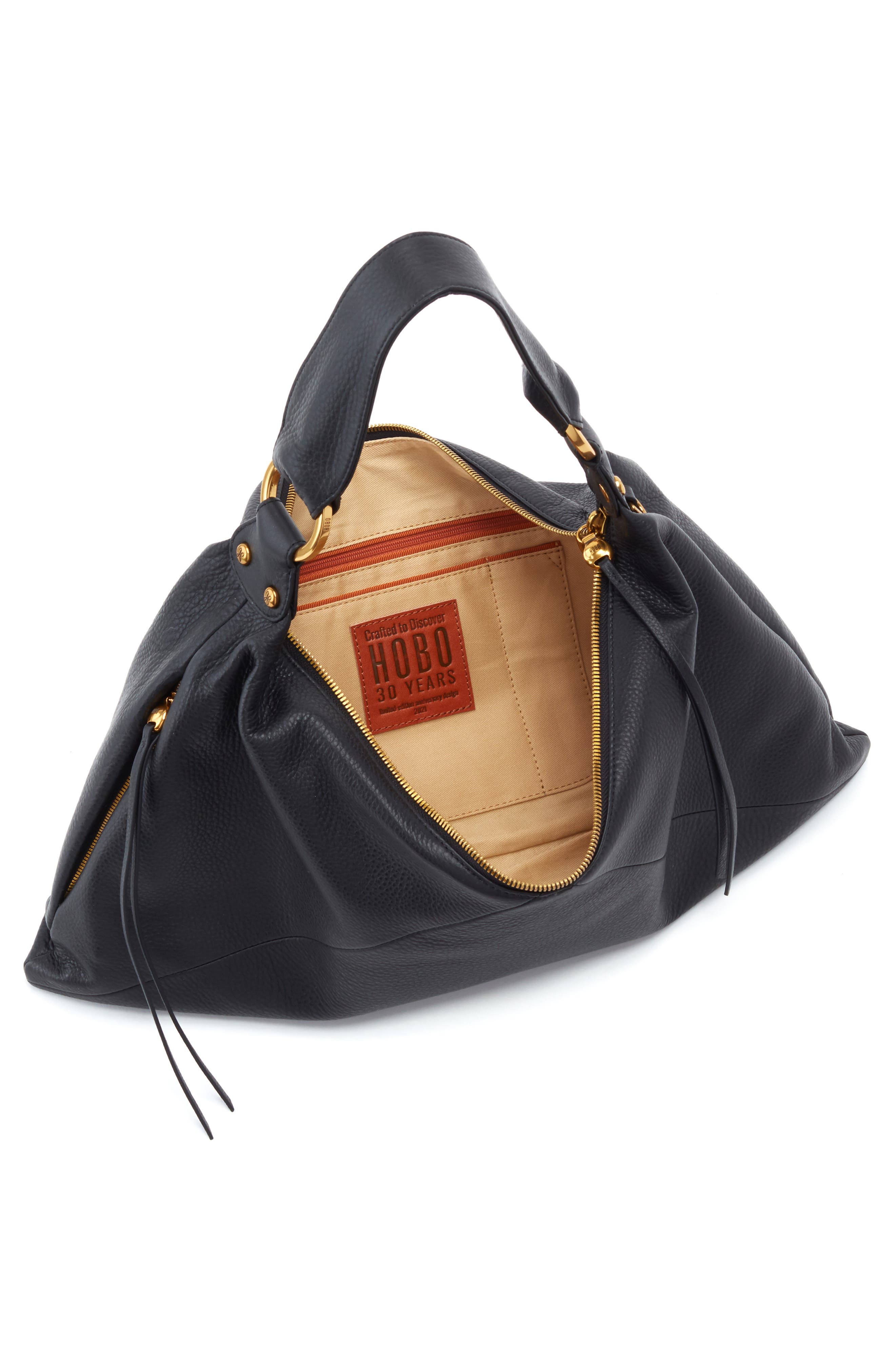 HOBO Paulette Leather Shoulder Handbag, Alternate, color, 