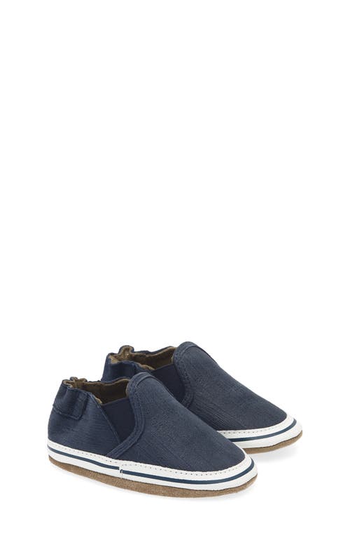 Robeez ® Liam Slip-on Crib Sneaker In Blue