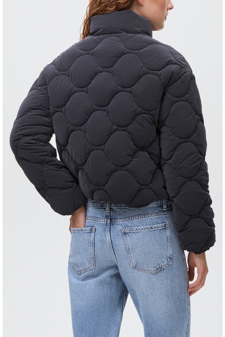 Quilted Puffer Coat, Alternate, color, DARK NAVY