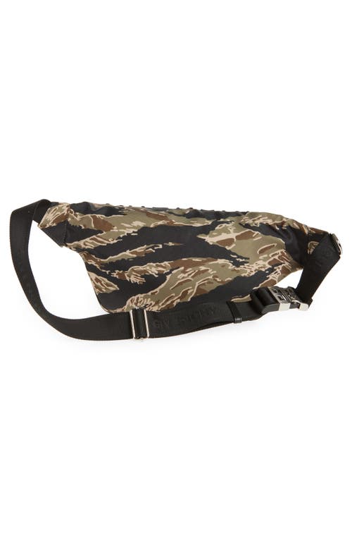 Givenchy Essential U Canvas Belt Bag In Black Multi