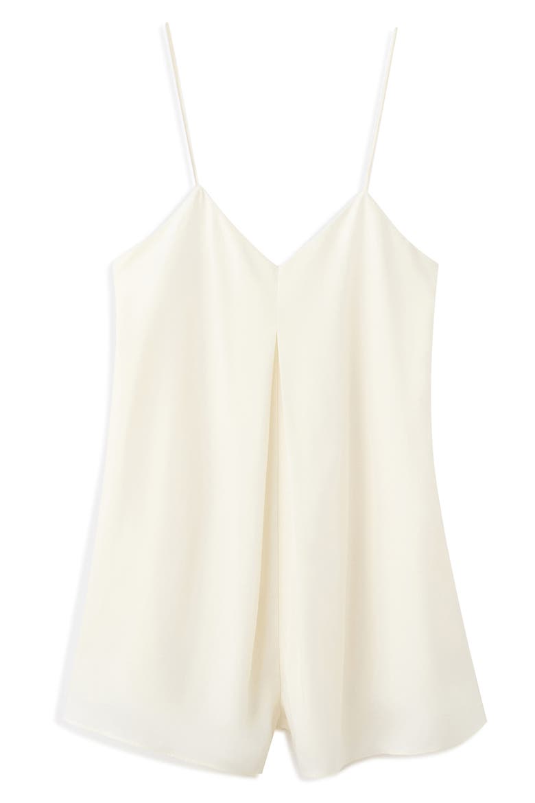 Open Back Straight Jumpsuit, Alternate, color, ECRU
