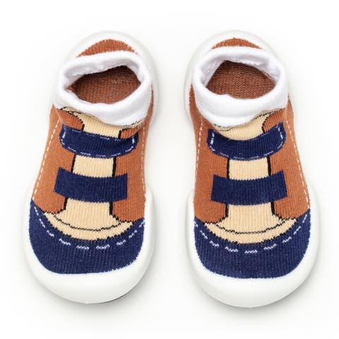 Toddler Sock Shoes Walker - Brown