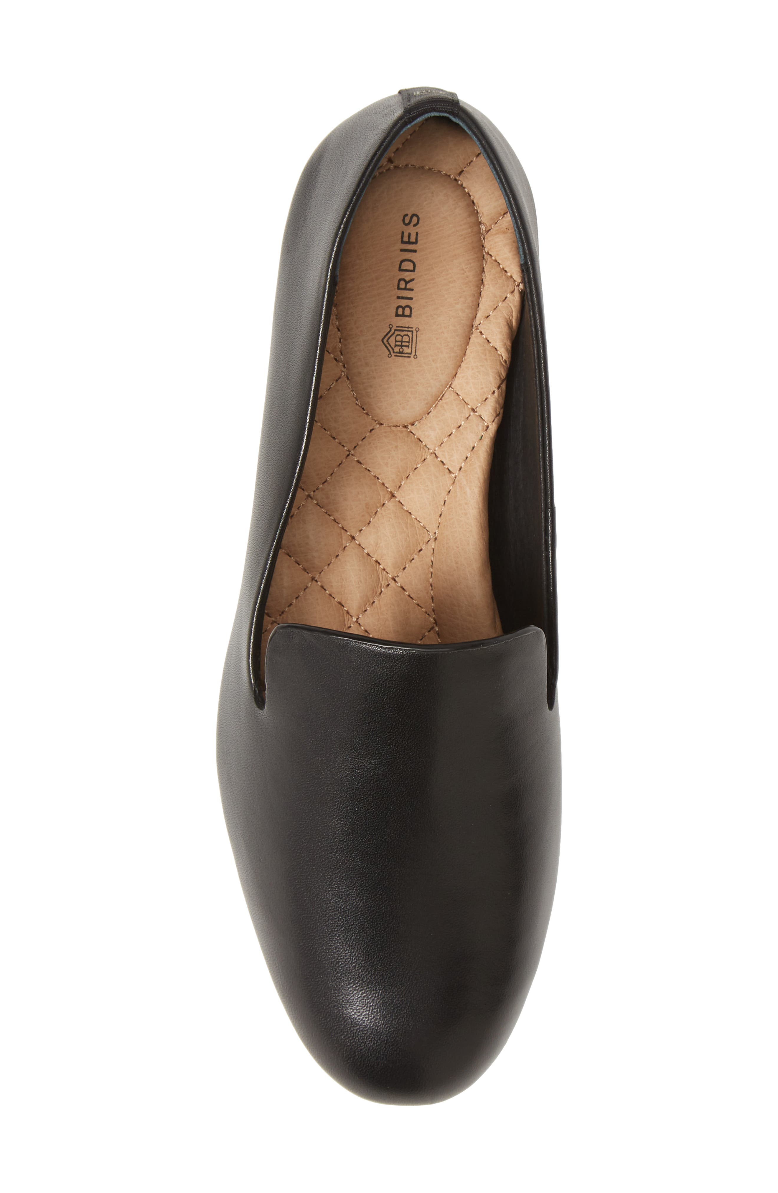 Birdies Starling Leather Flat, Alternate, color, 