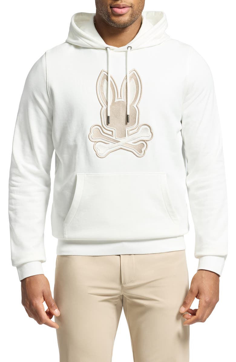 Psycho Bunny New Castle Embroidered Pullolver Hoodie, Main, color, 