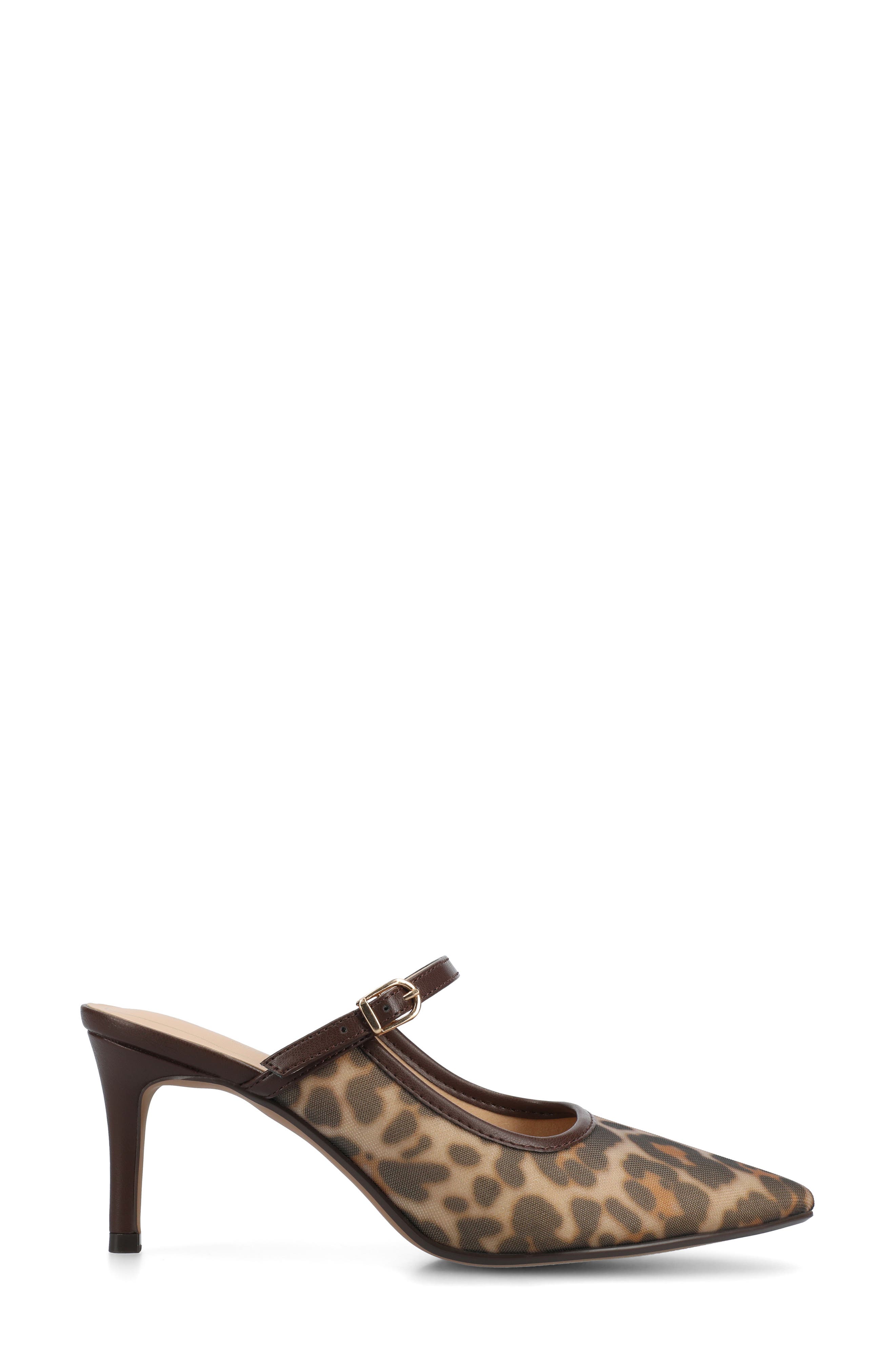 Tiffee Pump, Alternate, color, CHOCOLATE LEOPARD