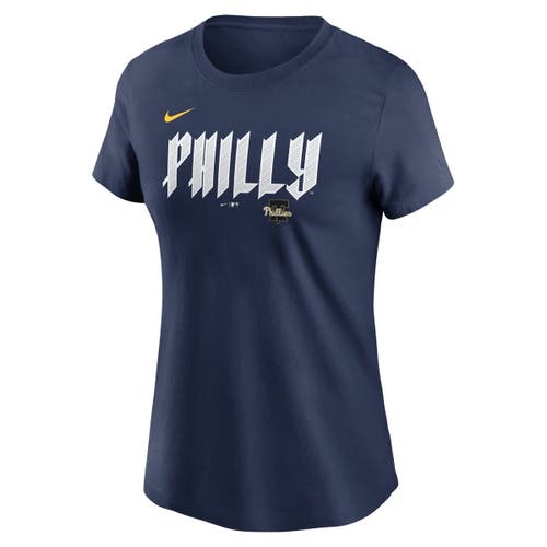 Nike Trea Turner Royal Philadelphia Phillies 2024 City Connect Fuse Player Name & Number T-shirt