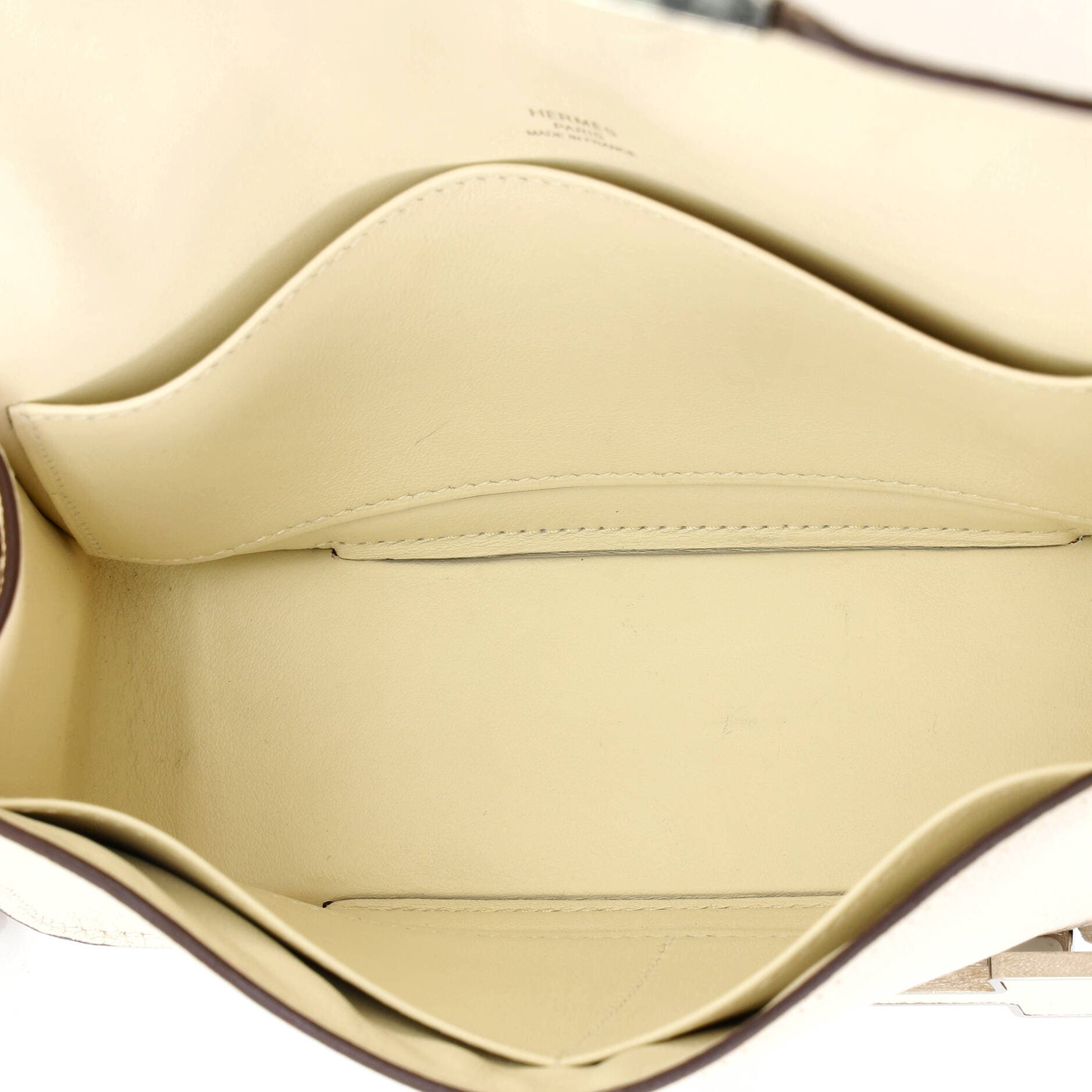Pre-Owned Hermes Geta Bag Chevre Mysore, Alternate, color, Nata