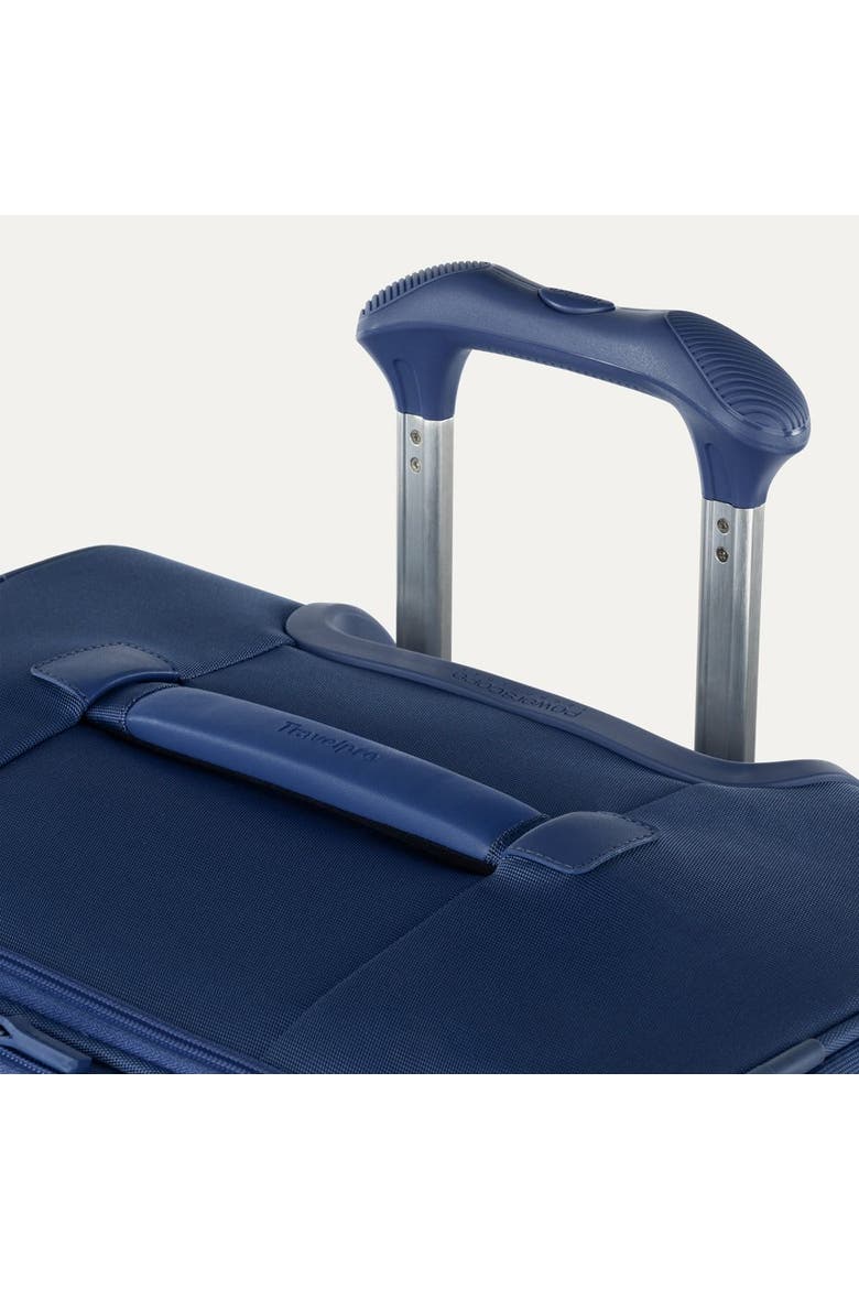 Versapack + Lightweight Softside Expandable 29" Large Checked Spinner Luggage, Alternate, color, Estate Blue