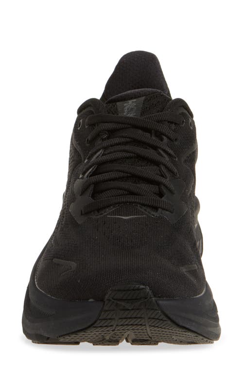 Hoka Clifton 10 Running Shoe In Black