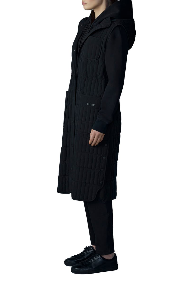 Mackage Makana Down Long Vest with Hood, Alternate, color, 