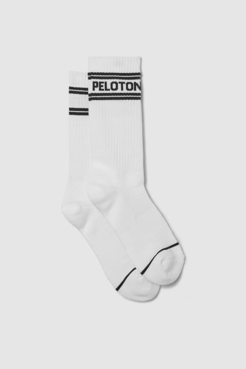 Cotton Crew Sock - Peloton Logo