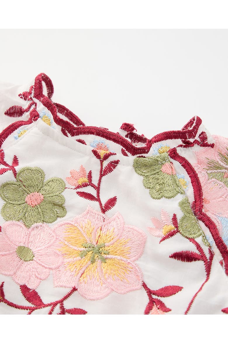 Penelope Cotton Embroidered Mini Dress, Alternate, color, Floral