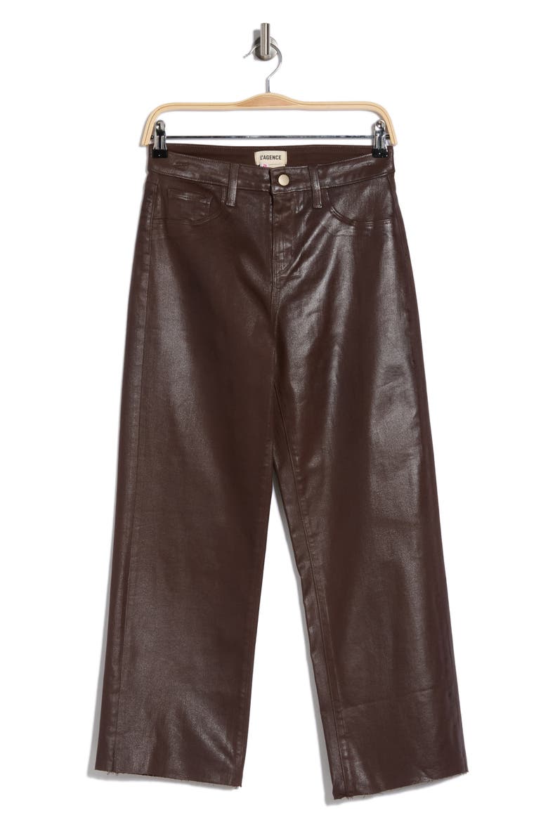 Wanda Raw Hem Crop Jeans, Alternate, color, ESPRESSO C