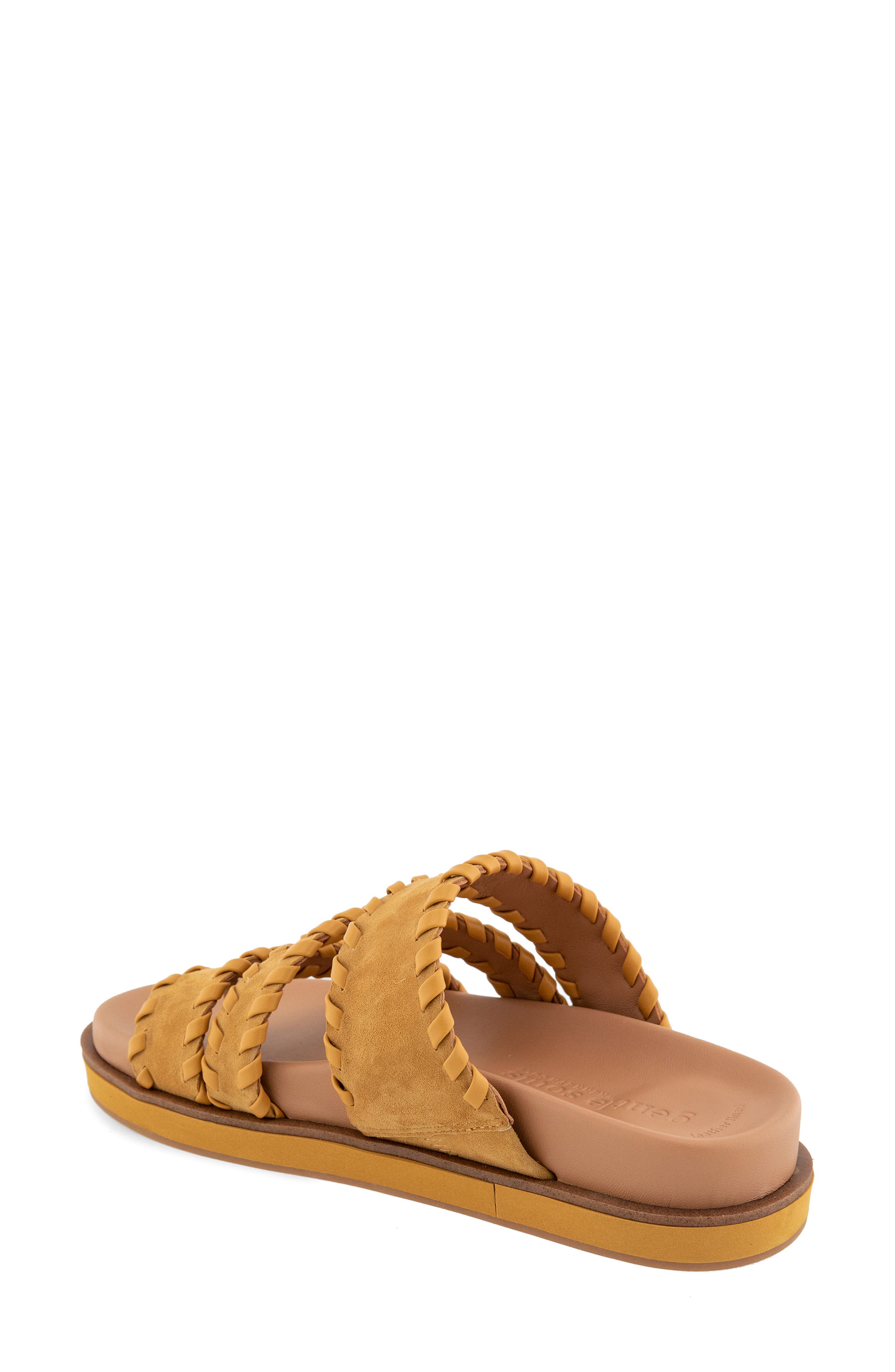 Niles Whip Platform Slide Sandal, Alternate, color, WOOD