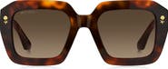 Etro 52mm Gradient Rectangular Sunglasses
