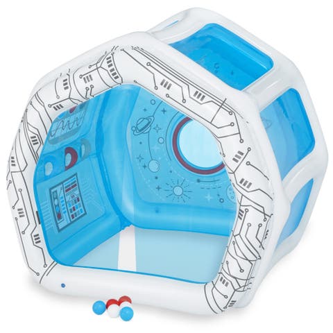 Space Station Exploration Kids Inflatable Playhouse