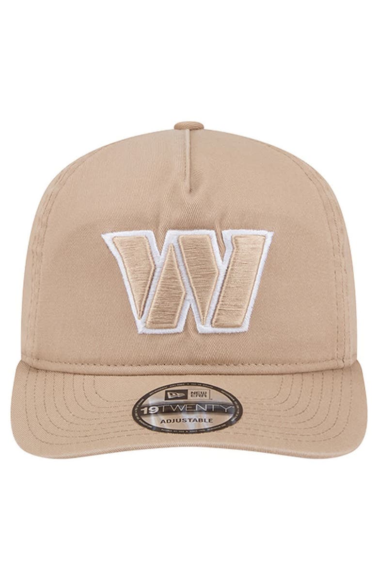 New Era Men's New Era Tan Washington Commanders 19TWENTY Adjustable Hat, Alternate, color, Tan