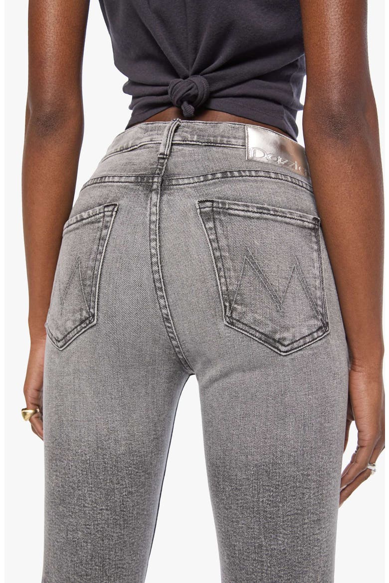 The Dazzler Mid Rise Ankle Slim Straight Leg Jeans, Alternate, color, MASCARA MELTDOWN
