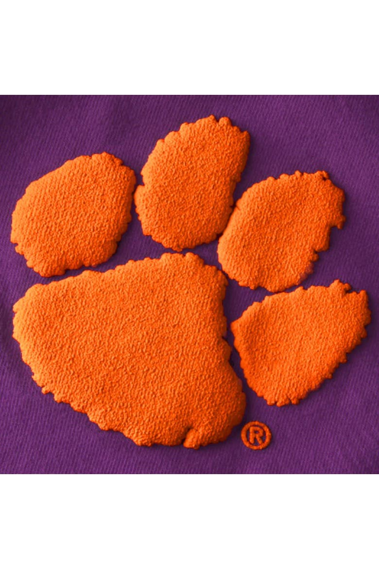 Women's Purple Clemson Tigers Spirit Jersey Oversized T-Shirt, Alternate, color, Purple