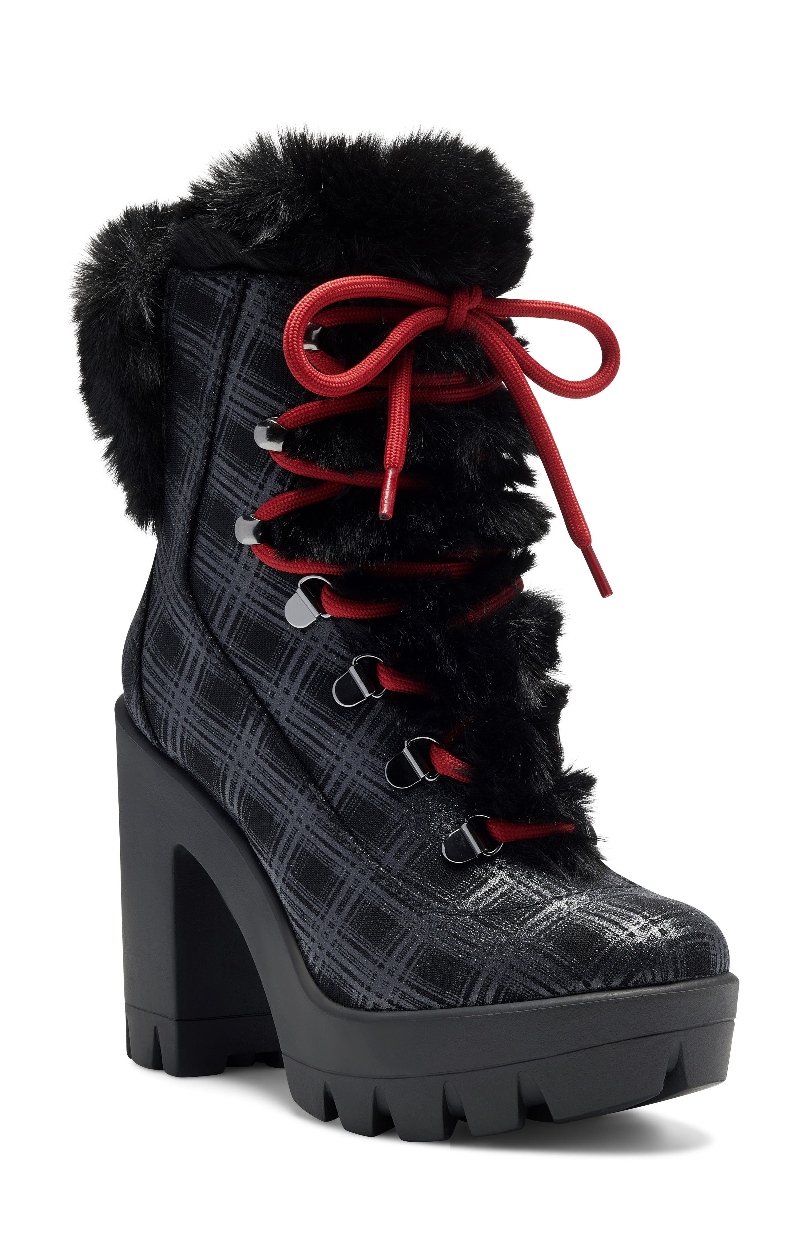 Mikah Bootie, Main, color, BLACK FABRIC
