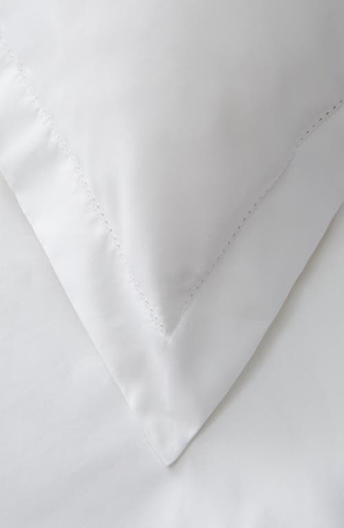Melange Home Hemstitch 600 Thread Count Duvet Set In White