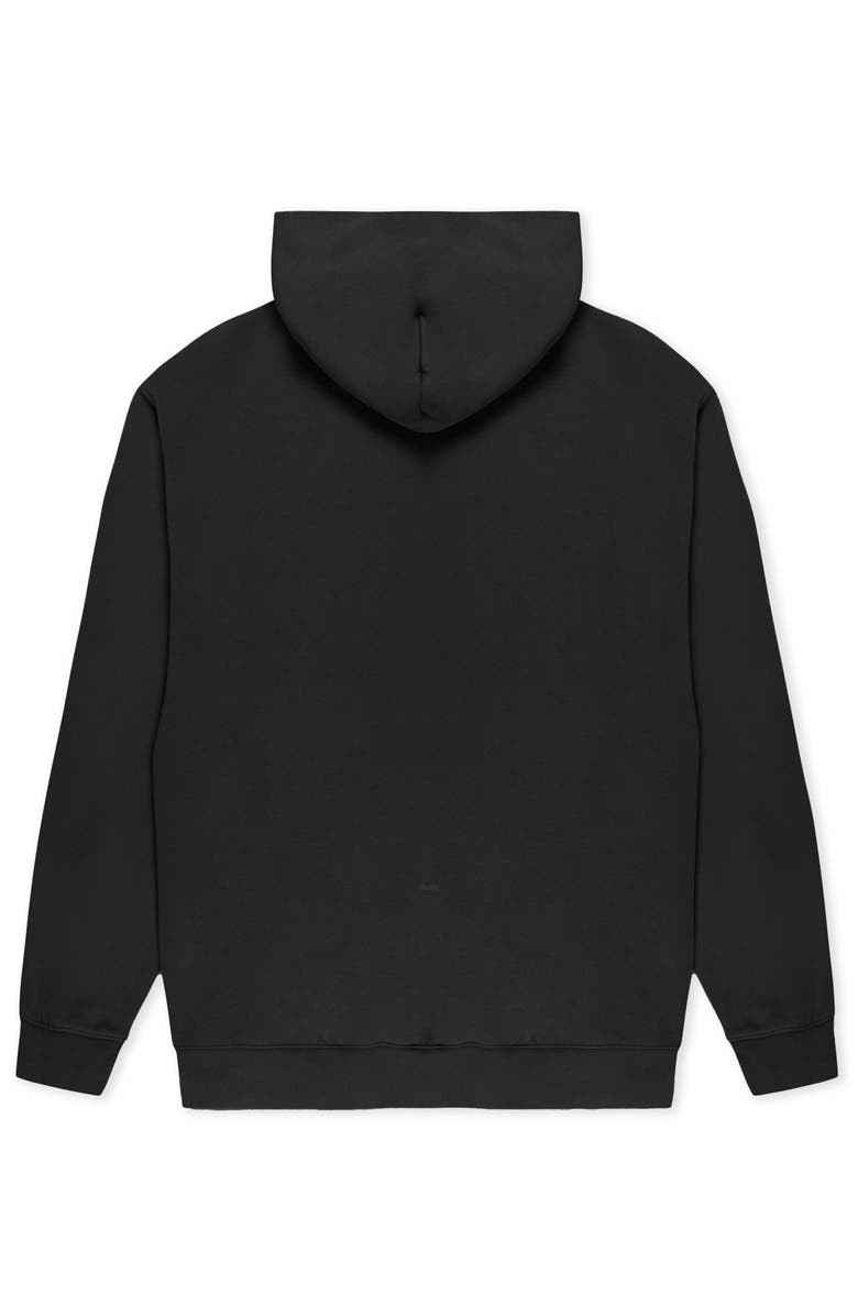 Dalix Ghost Relaxed Midweight Faded Fleece Hoodie, Alternate, color, Faded Black