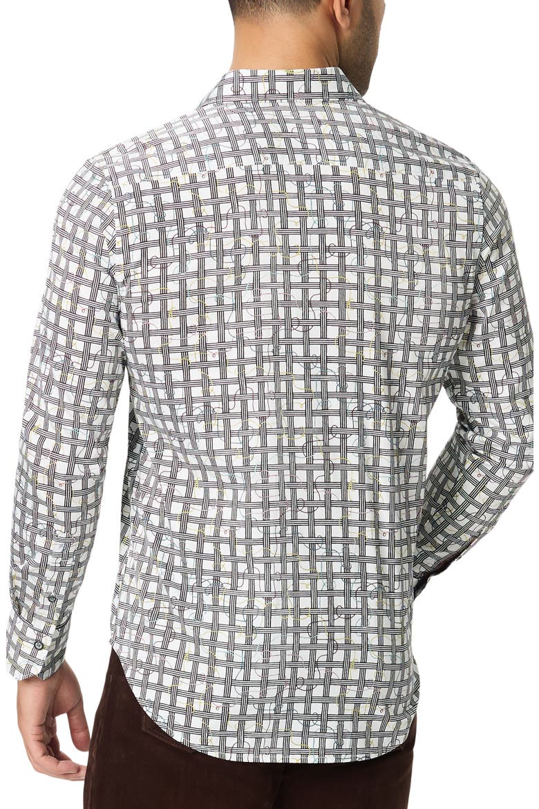 Sanger Long Sleeve Button-Up Shirt, Alternate, color, MULTI