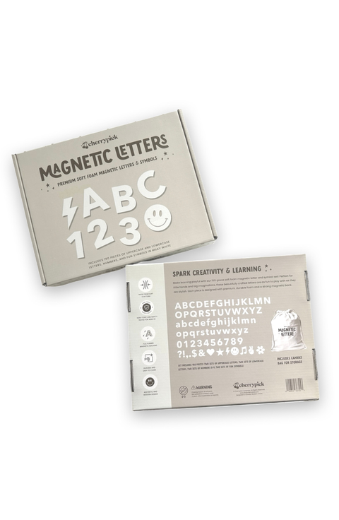 Soft Foam Magnetic Letters and Symbols Set